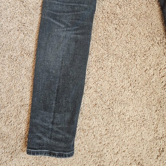 American Eagle Jeans Mens Tag 29x32 Act 29x29 Black Athletic Skinny Airflex Plus - Picture 12 of 13